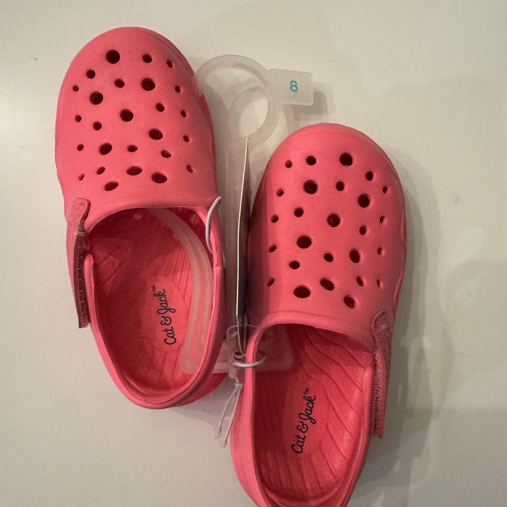 Cat & Jack Pink Clog Shoes | Toddler Size 8 | New with Tag